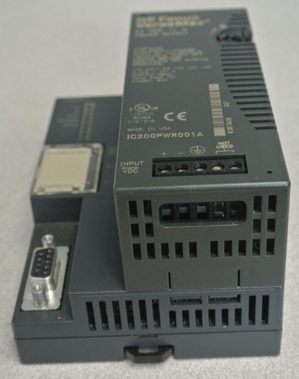 GE / FANUC VersaMax IC200PWR001A POWER SUPPLY / 24VDC / 11W