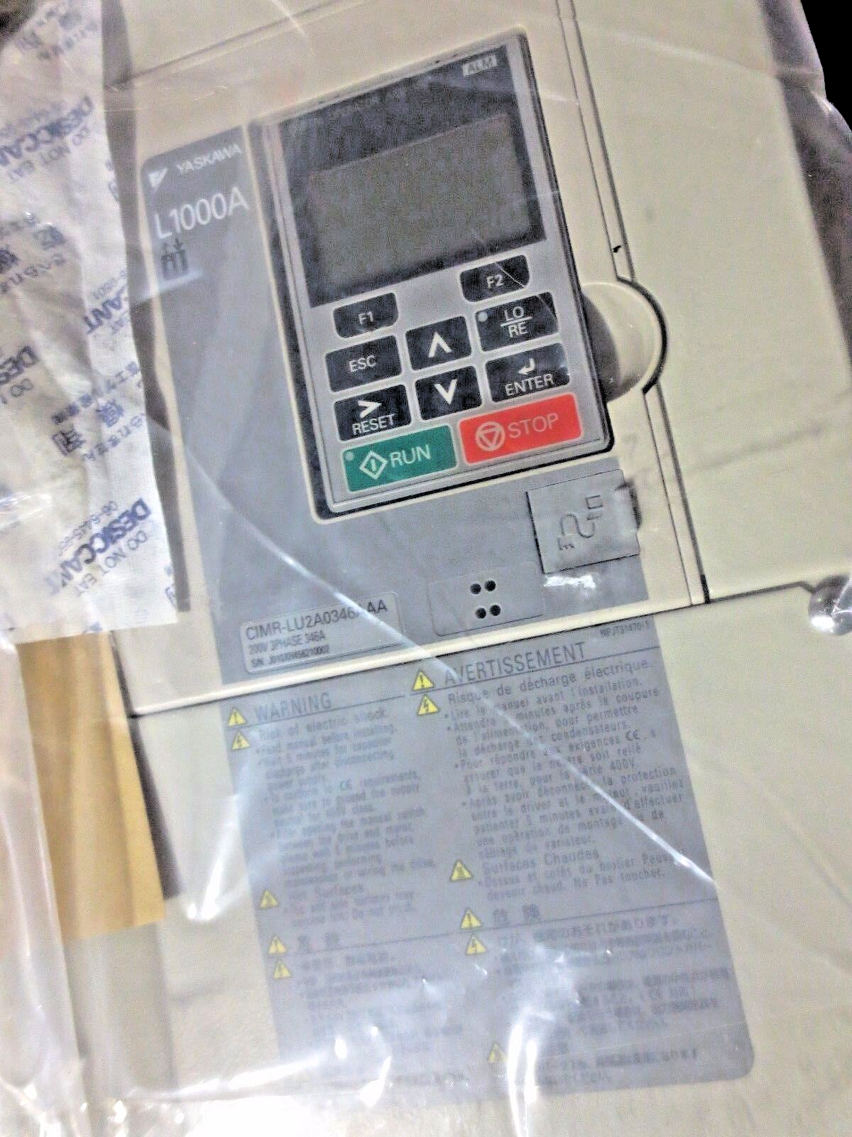 YASKAWA CIMR-LU2A0346AAA / L1000A AC DRIVE - 200V, 3PHASE, 346A - ELEVATOR DRIVE