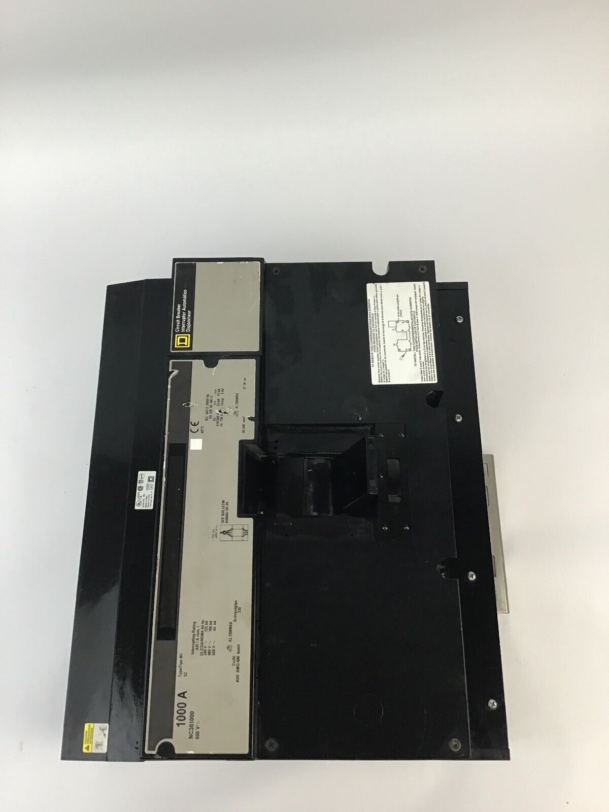 SQUARE D NC361000 600VAC/65kA CIRCUIT BREAKER INTERRUPTOR