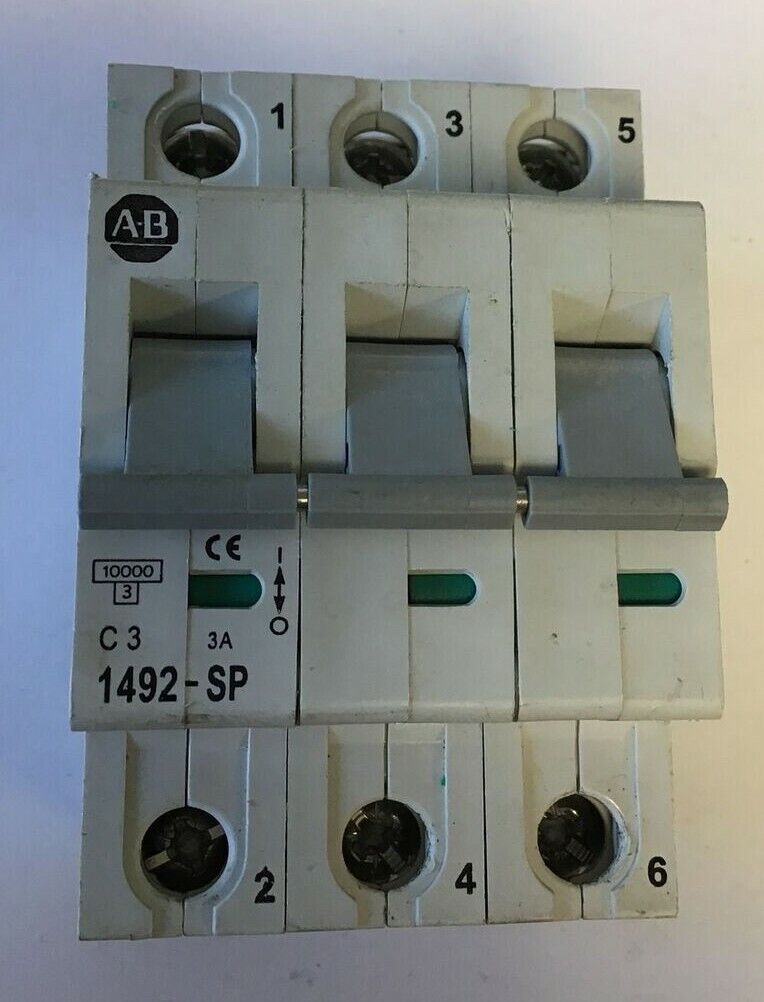 ALLEN BRADLEY 1492-SP3C030 CIRCUIT BREAKER SER.C 3A 415VAC