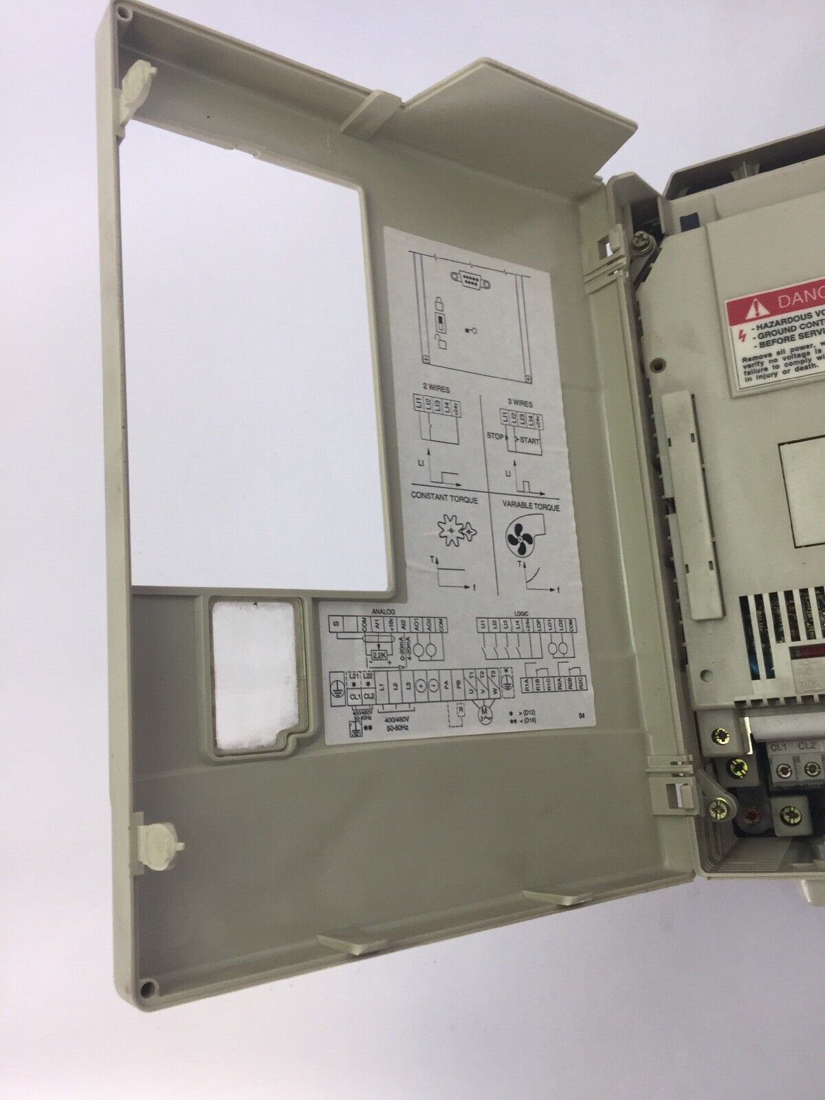TELEMECANIQUE ATV66U41N4 VARIABLE SPEED DRIVE ALTIVAR 66 460VAC 3HP NO KEYPAD