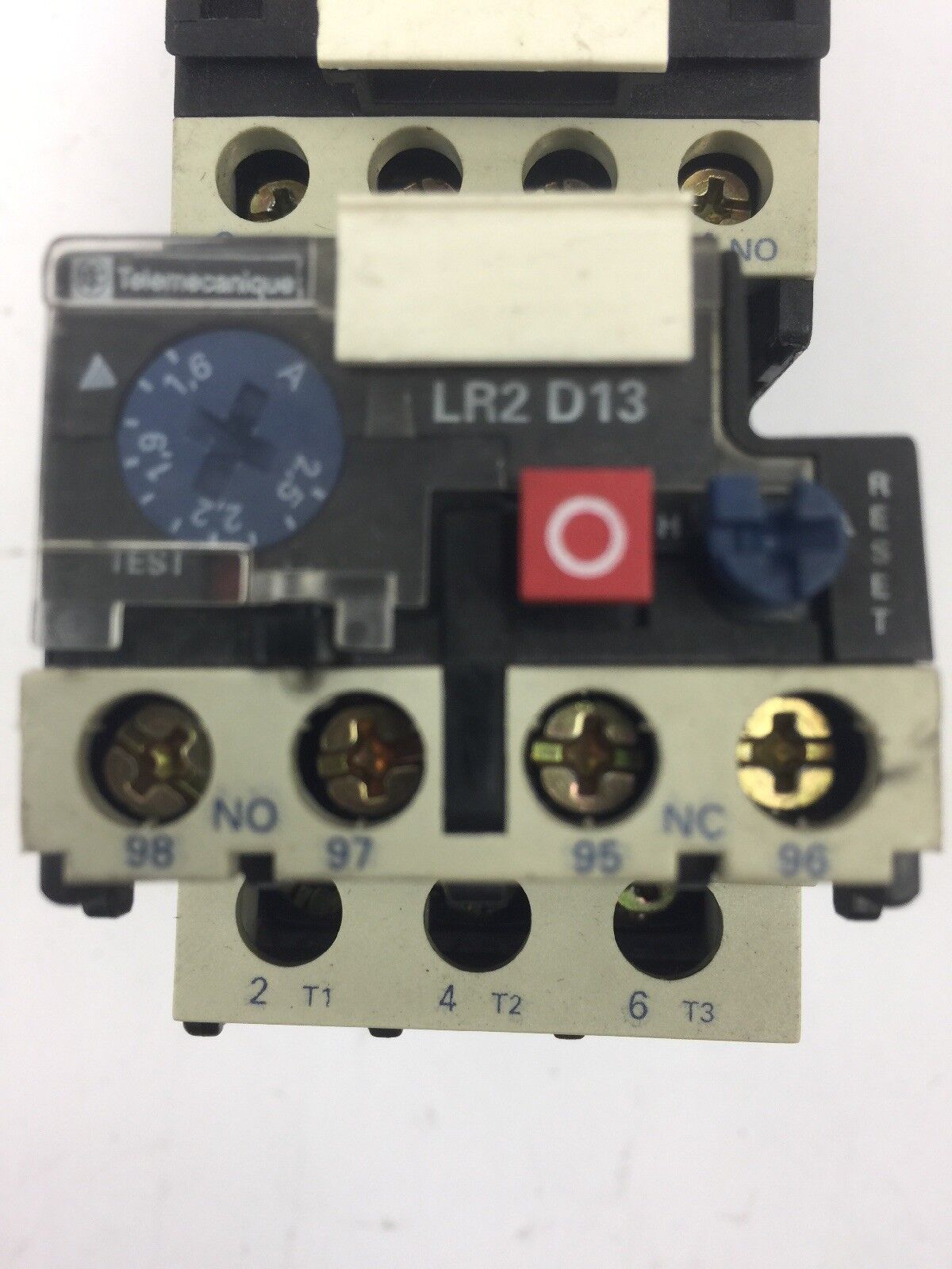 TELEMECANIQUE LC1 D09 10 CONTACTOR 600 VAC 3 PHASE W/ LR2 D1307 OVERLOAD RELAY
