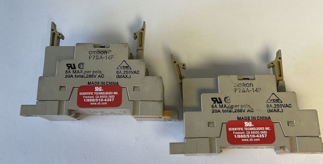 OMRON P7SA-14F RELAY SOCKET BASE 20A 288VAC ***LOTOF2***