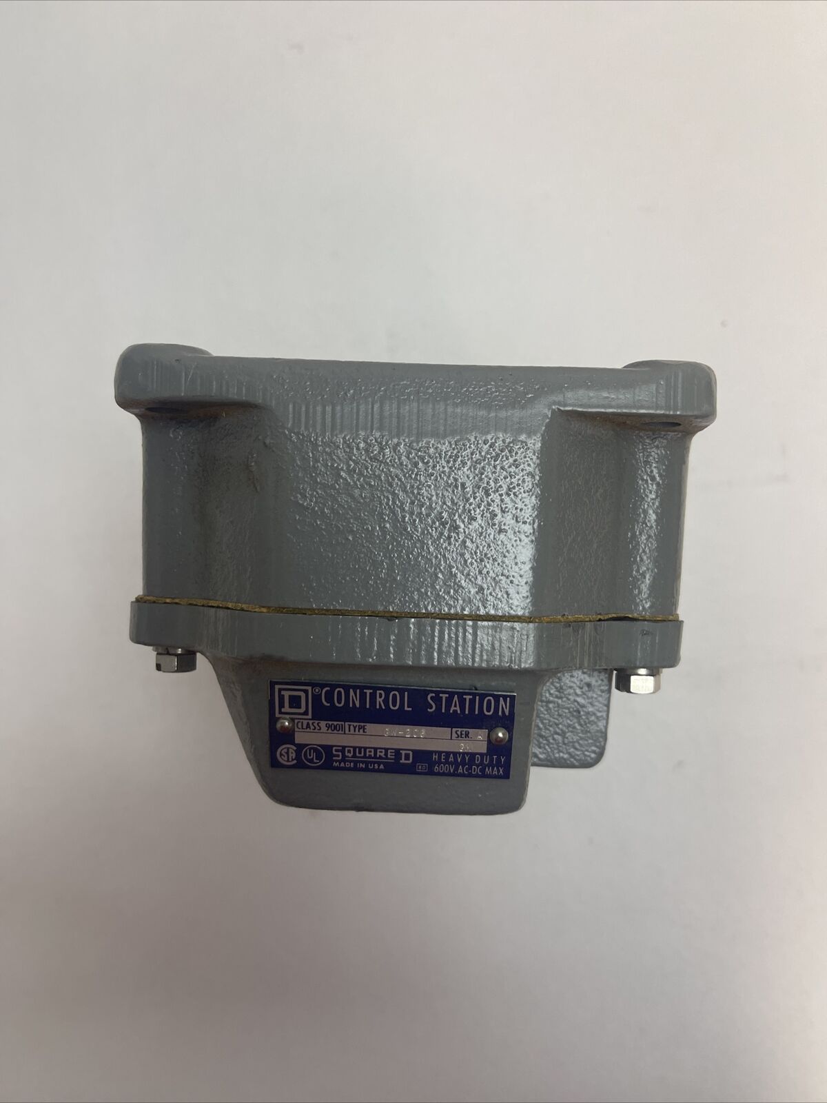 SQUARE D 9001 GW-206 CONTROL STATION SERIES A 600VAC PUSH BUTTON START STOP