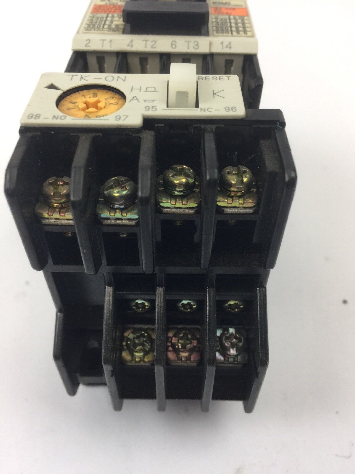 FUJI ELECTRIC 4NC0F0#10 TYPE SC-0 CONTACTOR 4NK0AJ TYPE TK-0N OVERLOAD RELAY