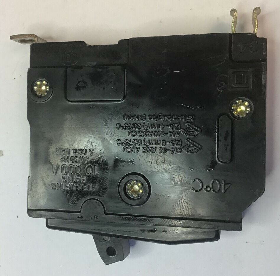 SQUARE D QOB115 CIRCUIT BREAKER 15A 120/240VAC 1POLE ****LOTOF5****