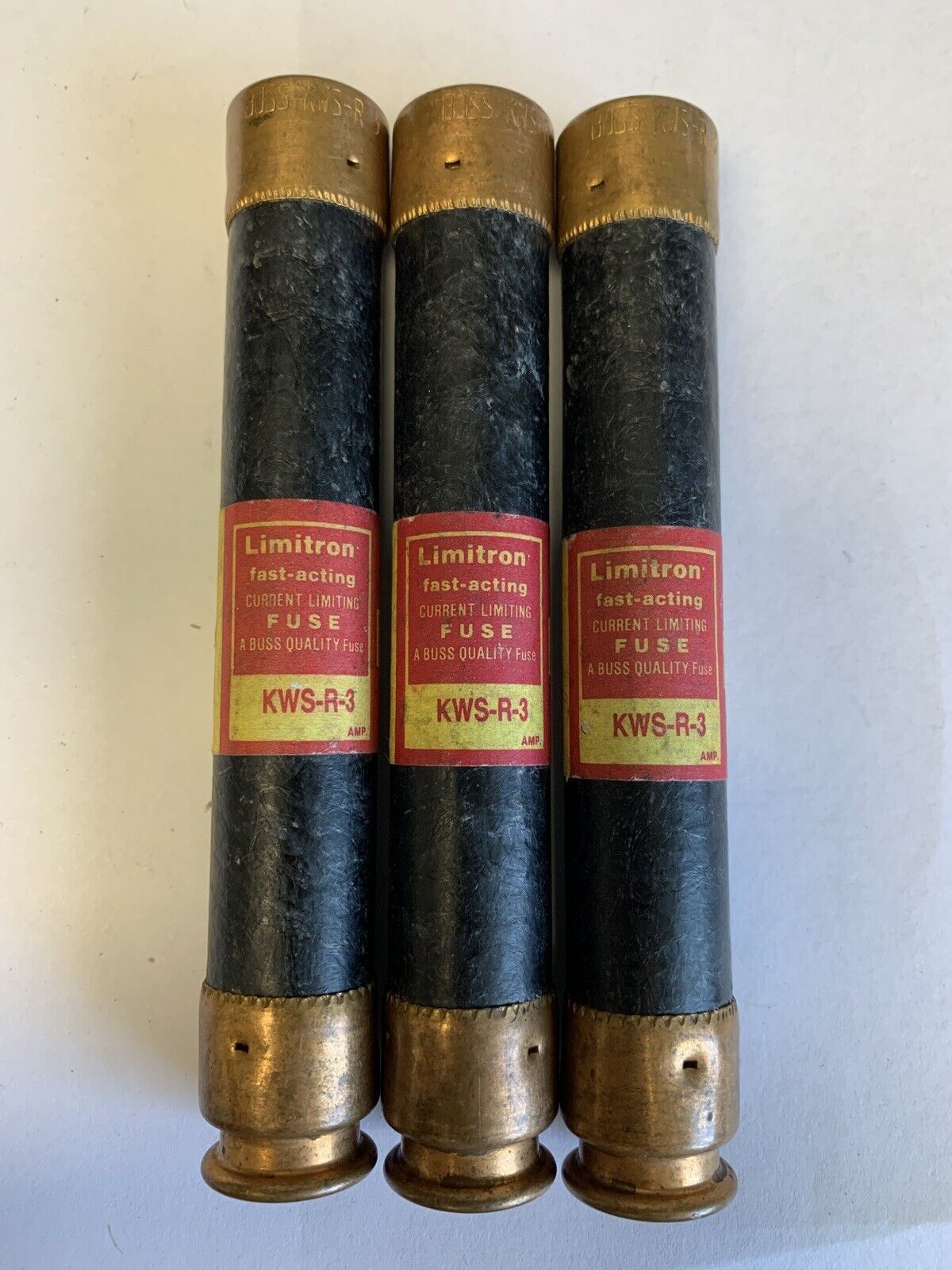 Bussmann Limitron KWS-R-3 3A 600V Class RK1 Fuse "Lot of 3"