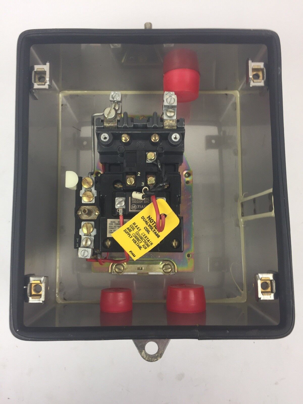 ALLEN BRADLEY 709-XCT ACROSS THE LINE AC STARTER SIZE 1P NEMA 4 120/240 V 60 HZ