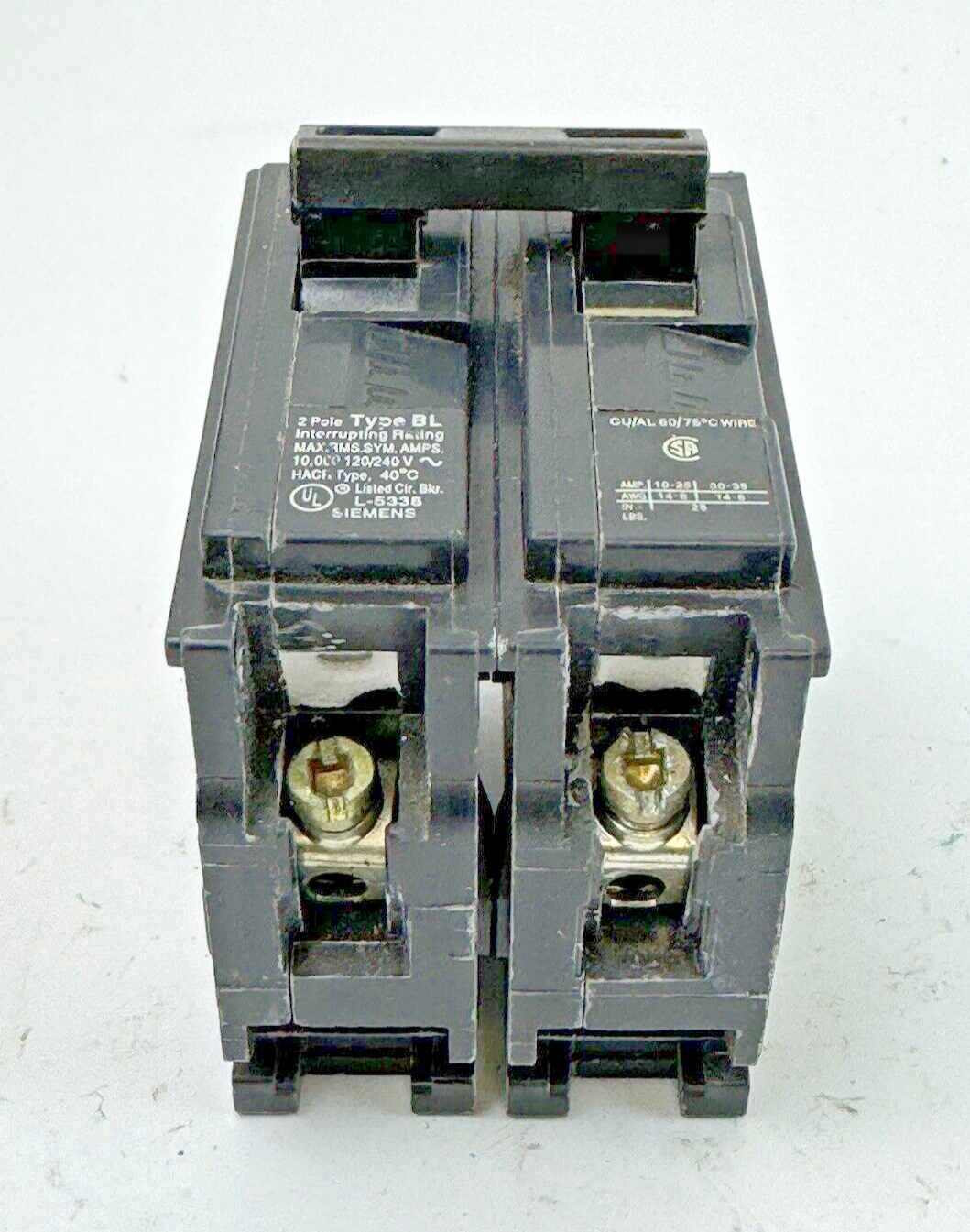 SIEMENS - B230 - BOLT-ON CIRCUIT BREAKER - 2 POLE/30A/240 VAC