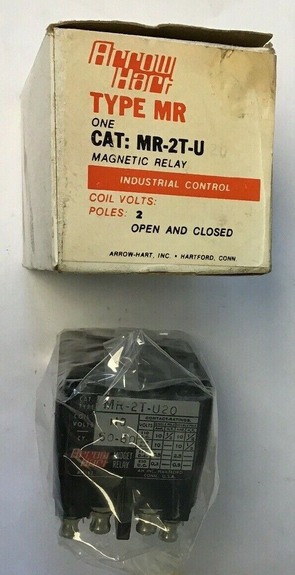 ARROW HART MR-2T-U20 MAGNETIC RELAY 2POLE