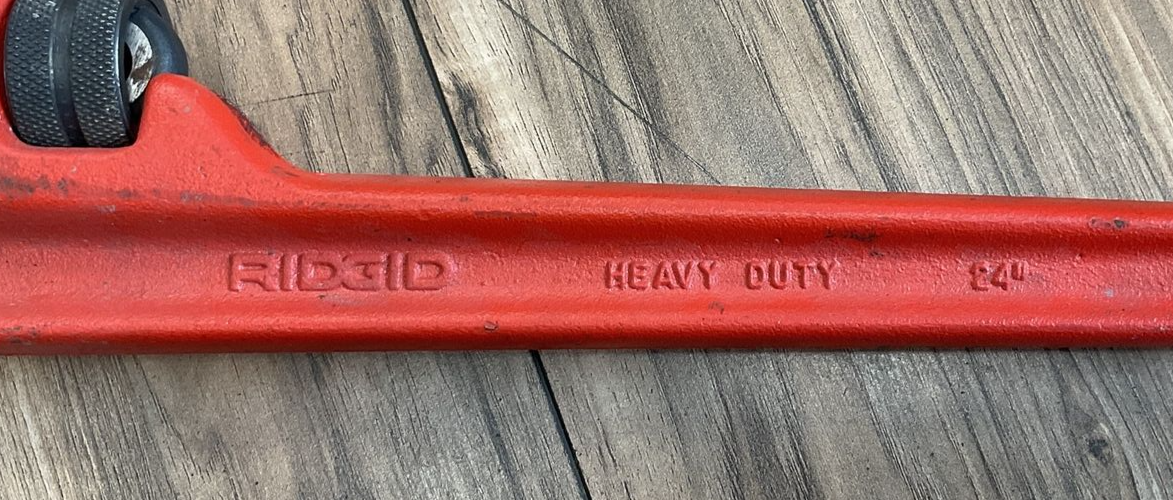 RIDGID HEAVY DUTY 24" PIPE WRENCH