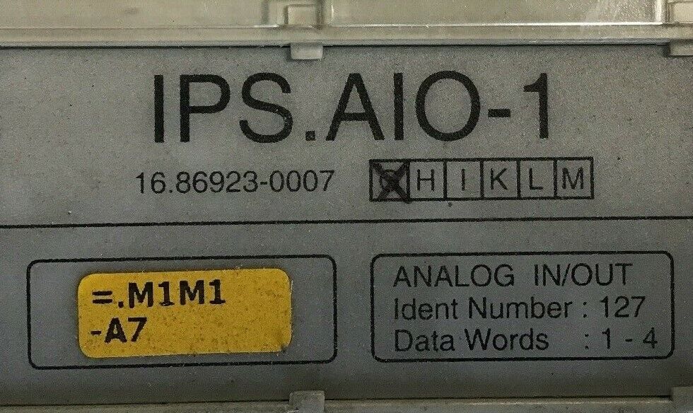 MAN ROLAND IPS.AIO-1 ANALOG IN/OUT MODULE - 16.86923-0007 for MAN Cromoman PRESS