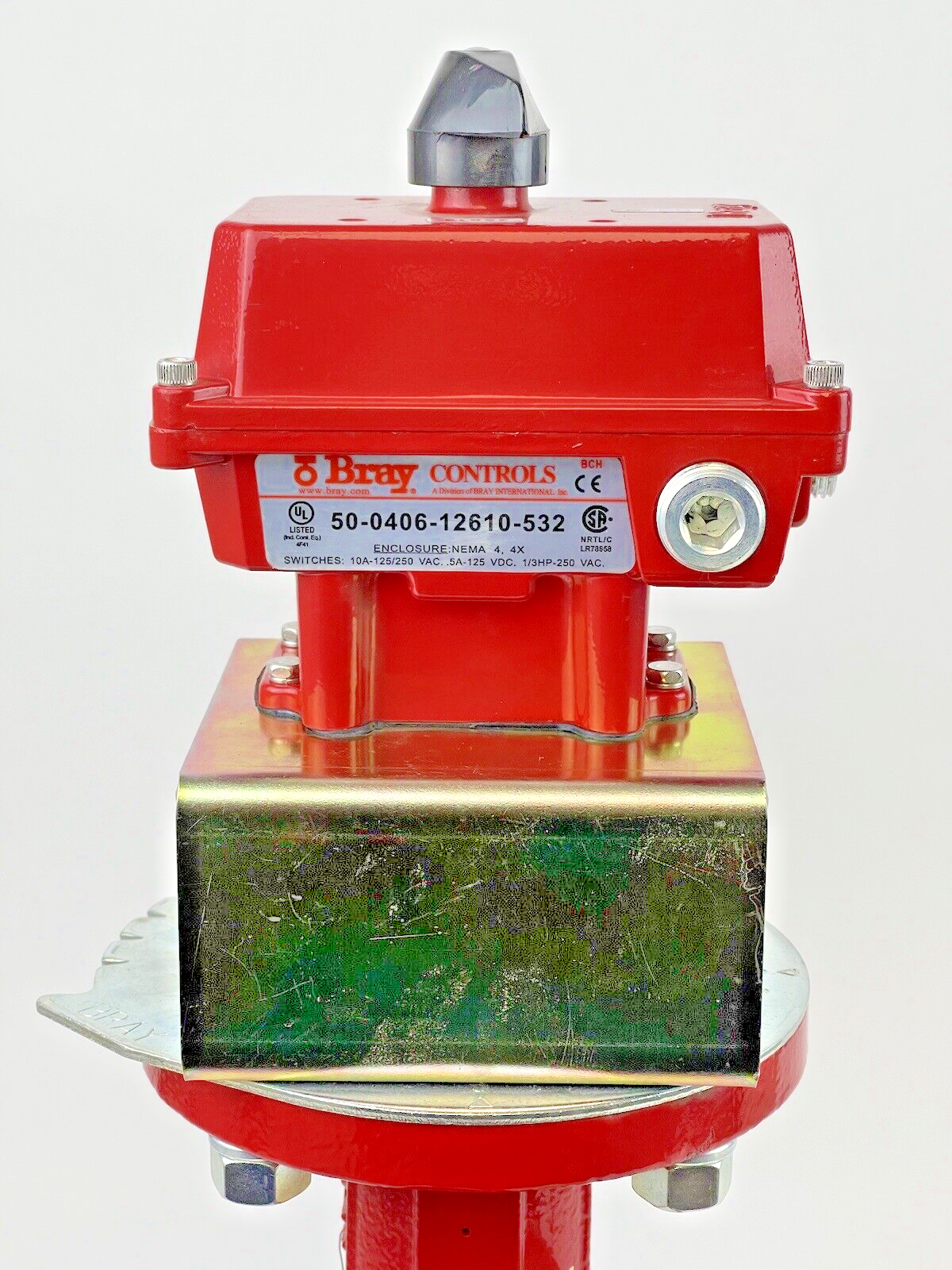 BRAY 50-0406-12610-532 VALVE STATUS MON/ 20-0800-92801 (560) - 8" BV/MAN. HANDLE