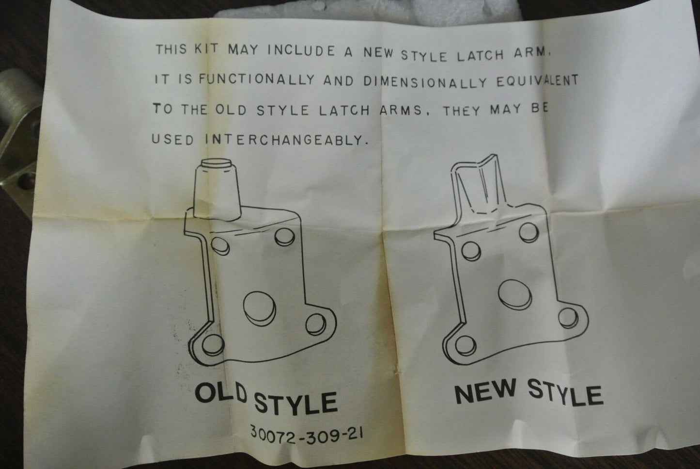SQUARE D 9423 M3 - THIRD ROLLER LATCH KIT - NEW SURPLUS -