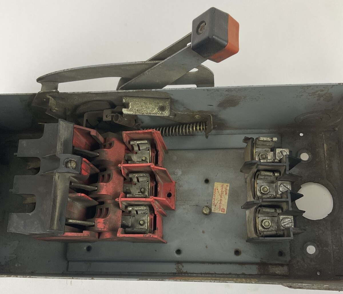 SQUARE D H361RB SAFETY SWITCH 30A 600VAC 2HP 3PH FUSIBLE SER.E1