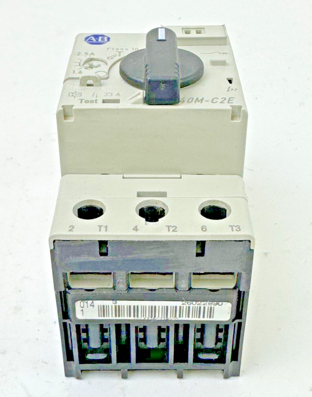 ALLEN-BRADLEY - 140M-C2E-B25 SER. D - MANUAL MOTOR PROTECTOR - 1.6 A - 2.5 A