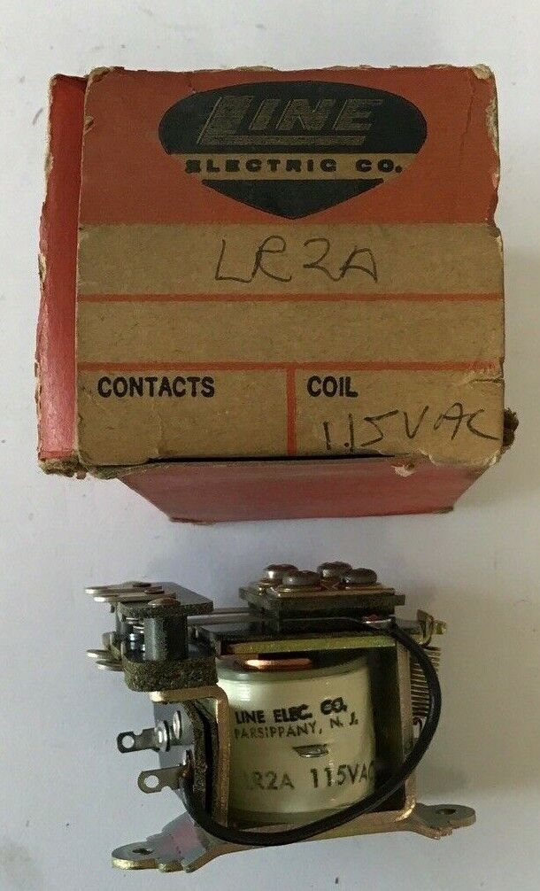 LINE ELECTRIC LR2A RELAY 2N.C. 115VAC ***LOTOF2***
