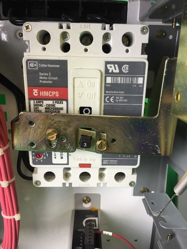 ALLEN BRADLEY 2100 CENTERLINE 480V 3AMP HMCP BREAKER SIZE 1 509-BOD MCC BUCKET