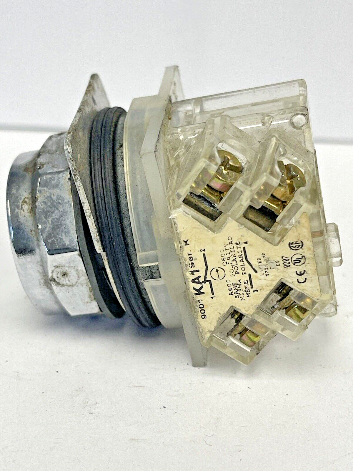 SQUARE D - 9001 KA1 - SERIES K - CONTACT BLOCK WITH GREEN PUSH BUTTON START