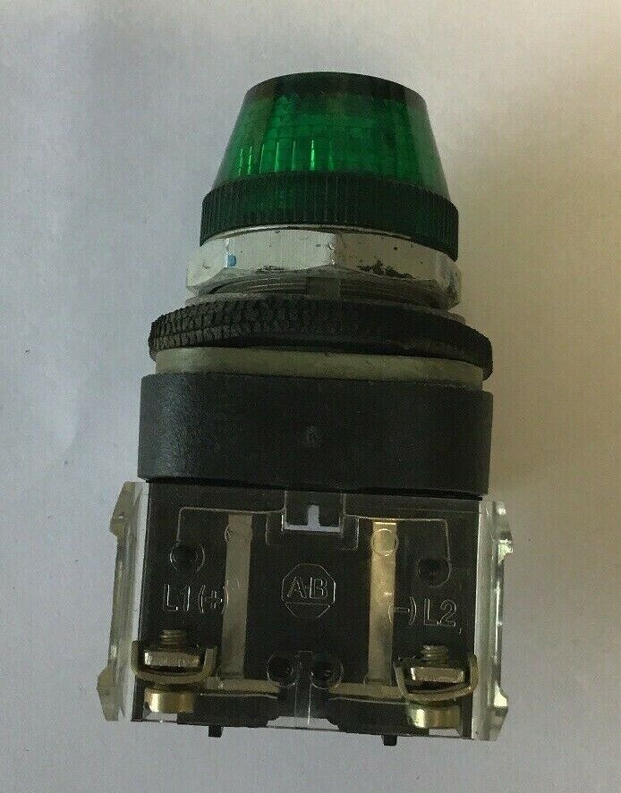 ALLEN BRADLEY 800T-Q24 GREEN LENS 30MM PILOT LIGHT 24VAC/DC SERIES T