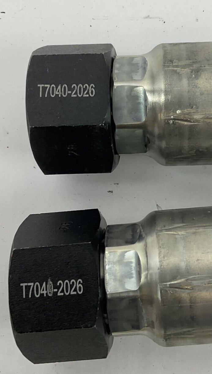 RYCO HYDRAULICS T7040-2026 FITTINGS WITH HOSE ***LOTOF2***