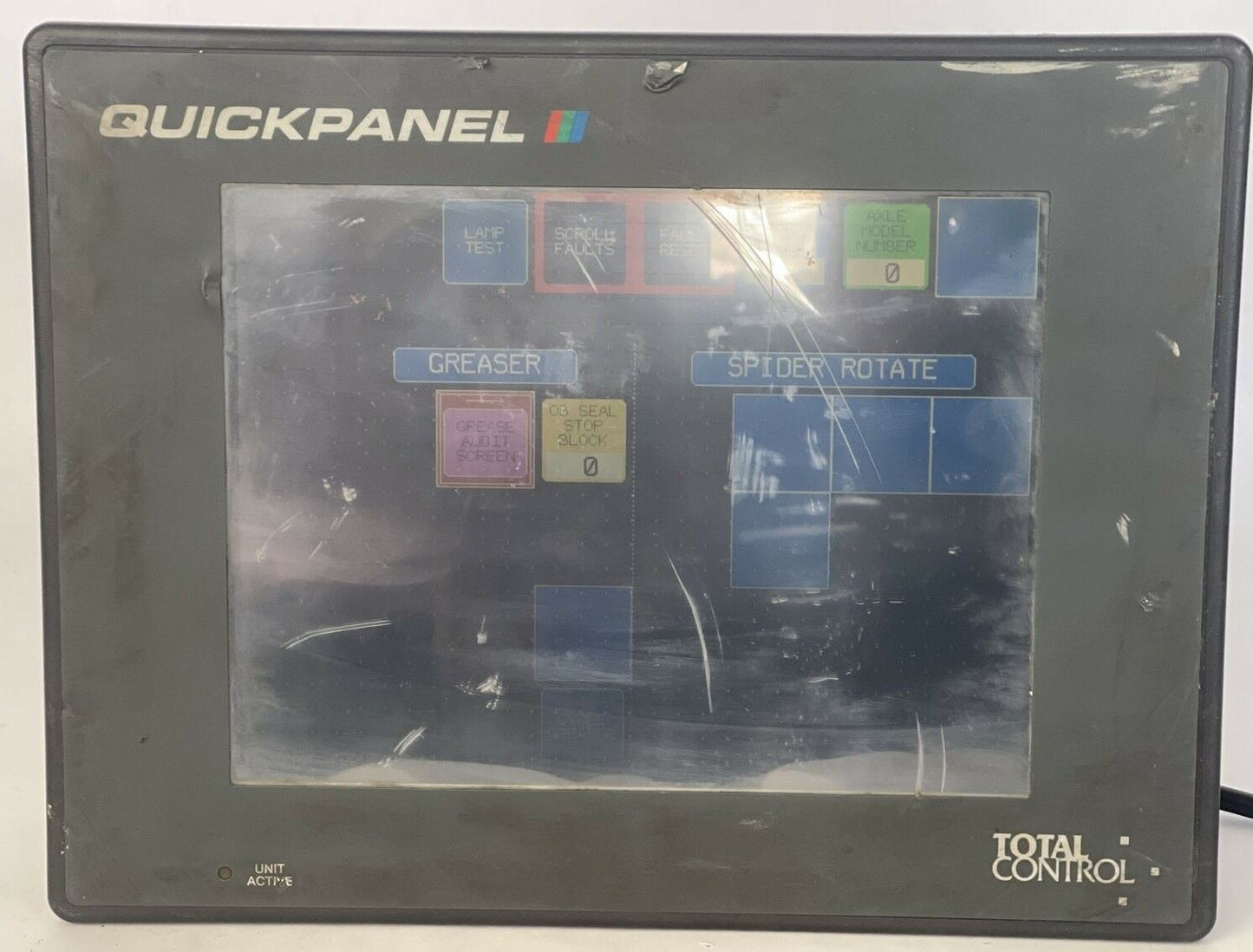 TOTAL CONTROL QPI31200S2P-B QUICK PANEL 10.5" TOUCH SCREEN 120VAC QPI-MBP-201-F