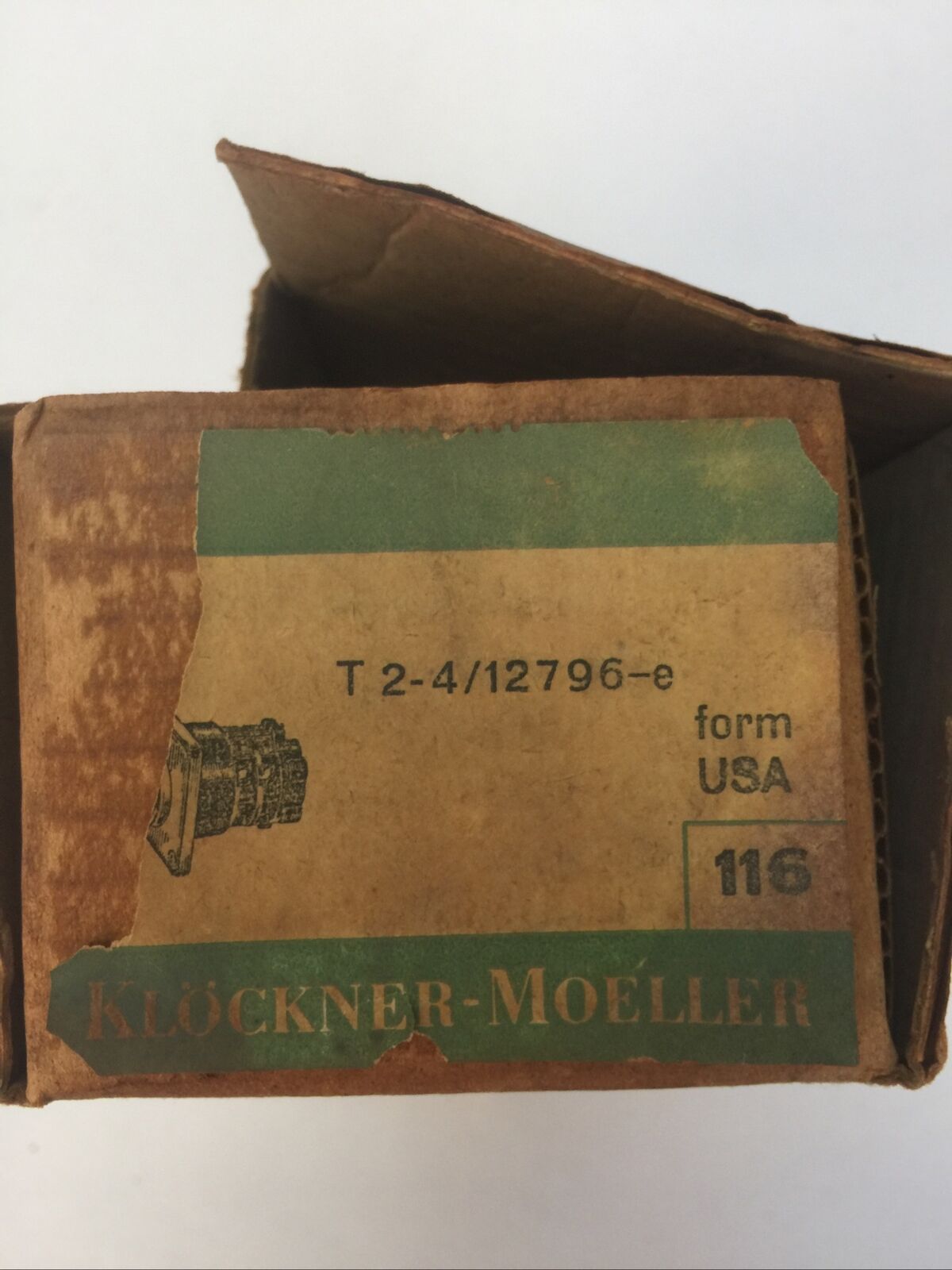 KLOCKNER MOELLERT 2-4/12796-e CAM ROTARY SWITCH 25A 600VAC 10HP