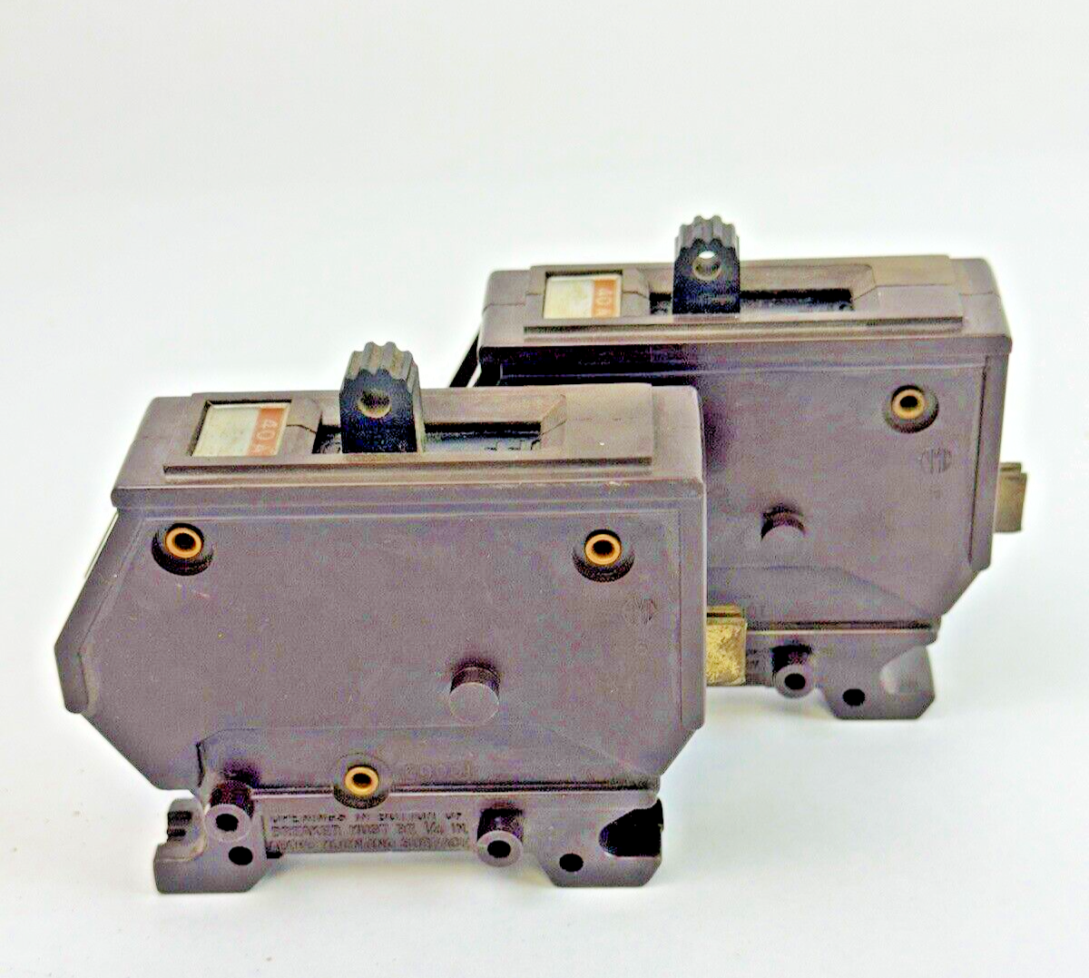 WADSWORTH **LOT OF 2** A-40 - CIRCUIT BREAKER - 1 POLE, 120/240 VAC, 40 A