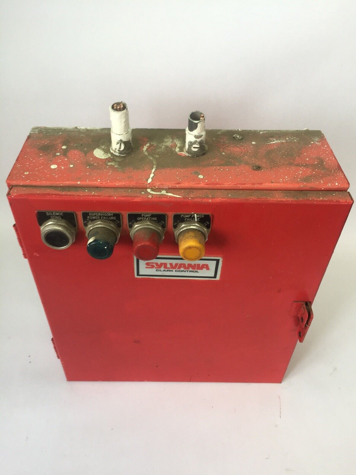 SYLVANIA CLARK CONTROL 10665 FIRE PUMP ALARM PANEL