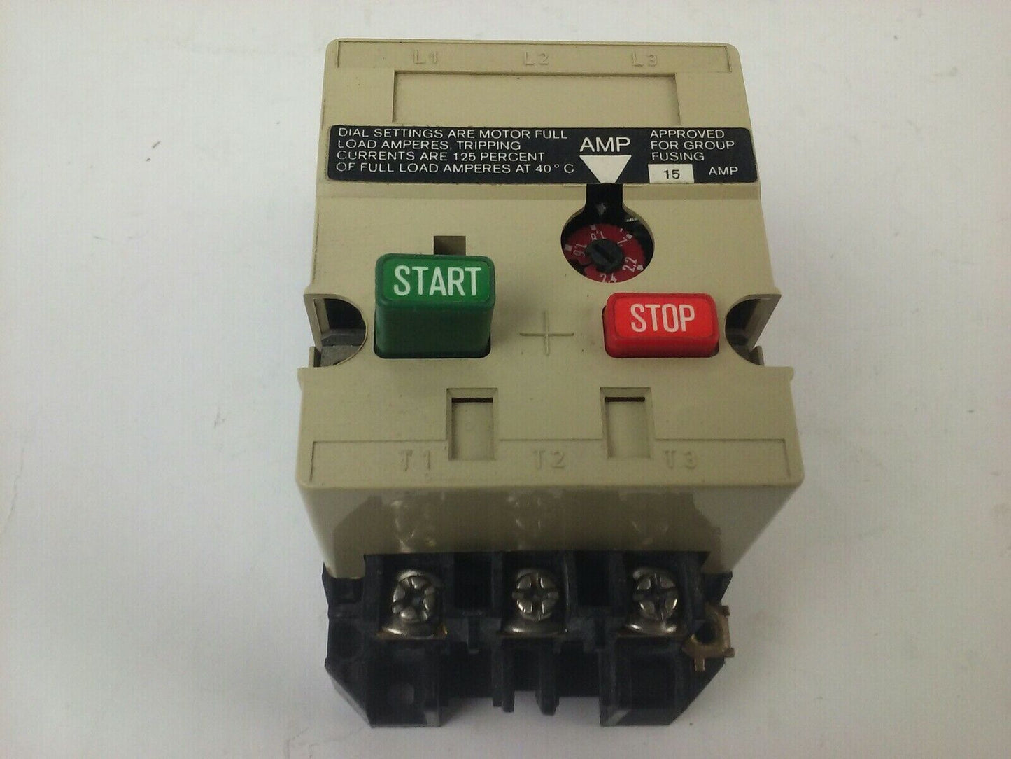 KLOCKNER MOELLER PKZM0-2,4-NA MOTOR STARTER 15A 3P 600V 10HP, PKZM0-0,24-NA