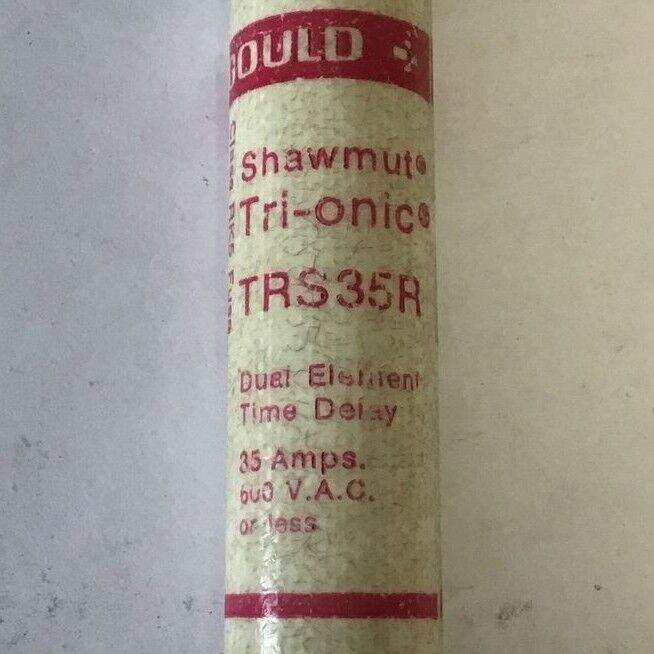 GOULD SHAWMUT TRS35R FUSE 600VAC/300VDC CLASS RK5 35A ***LOTOF3***