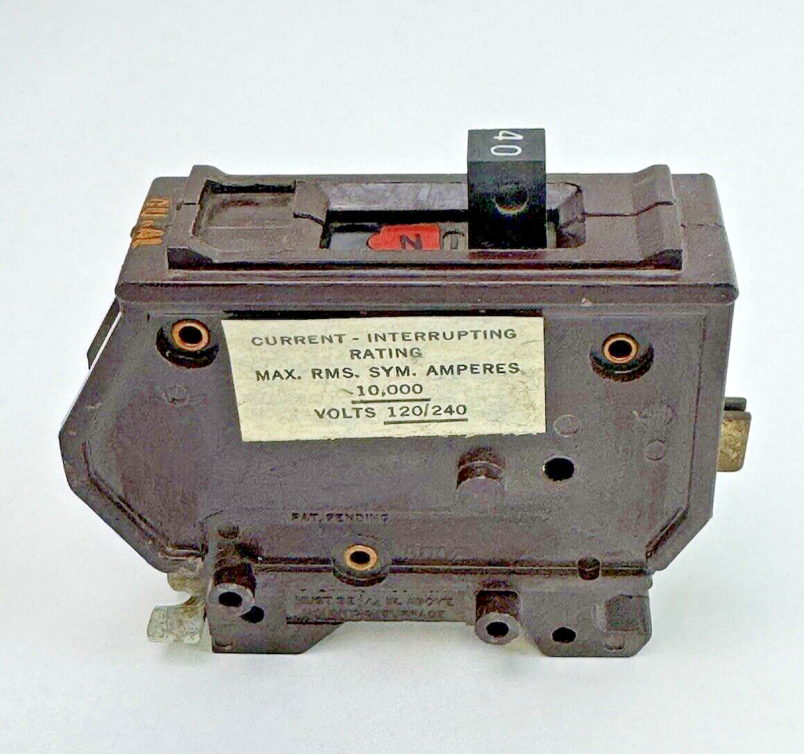 WADSWORTH - A40 - CIRCUIT BREAKER - 1 POLE, 120/240 VAC, 40 A