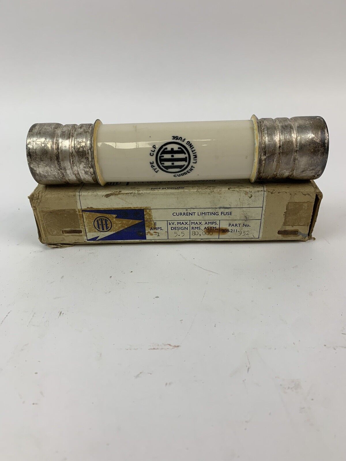 ITE Current Limiting 208-211-932 1E Amp 5.5kV Fuse