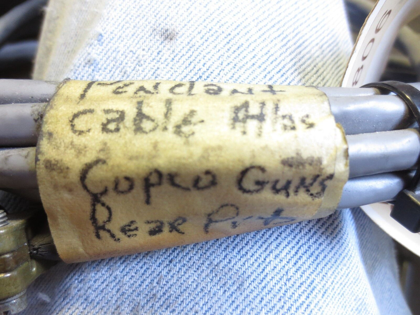 ATLAS COPCO 9040-100806 6-PIN PENDANT CABLE ASSEMBLY x 6 METERS