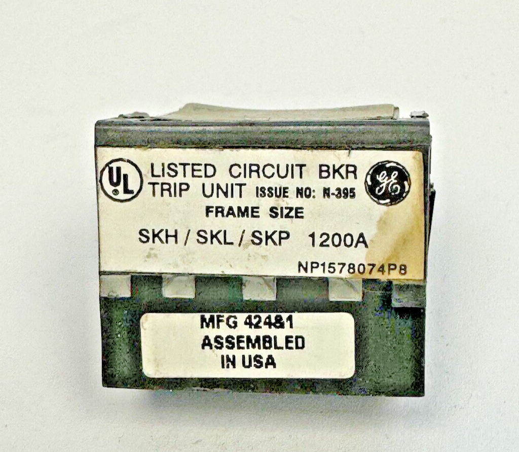 GE - SRPK1200A1000 - RATING PLUG W/ ADJUSTABLE INSTANTANEOUS TRIP - 1200A