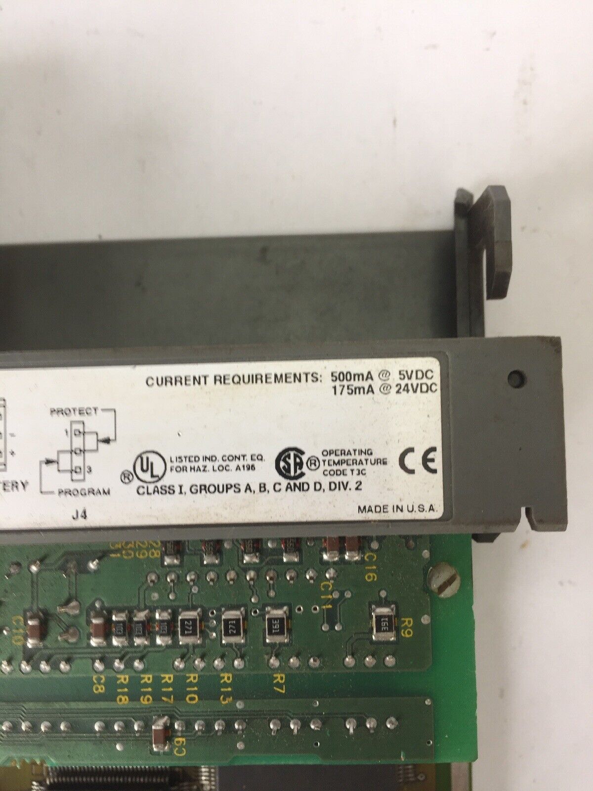 ALLEN BRADLEY 1747-L532 PROCESSOR UNIT 24VDC SER D PROC. REV 4