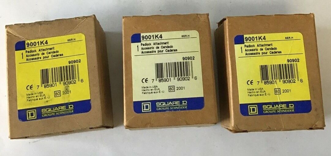 SQUARE D 9001K4 PADLOCK ATTACHMENT SER. H ***LOTOF3***