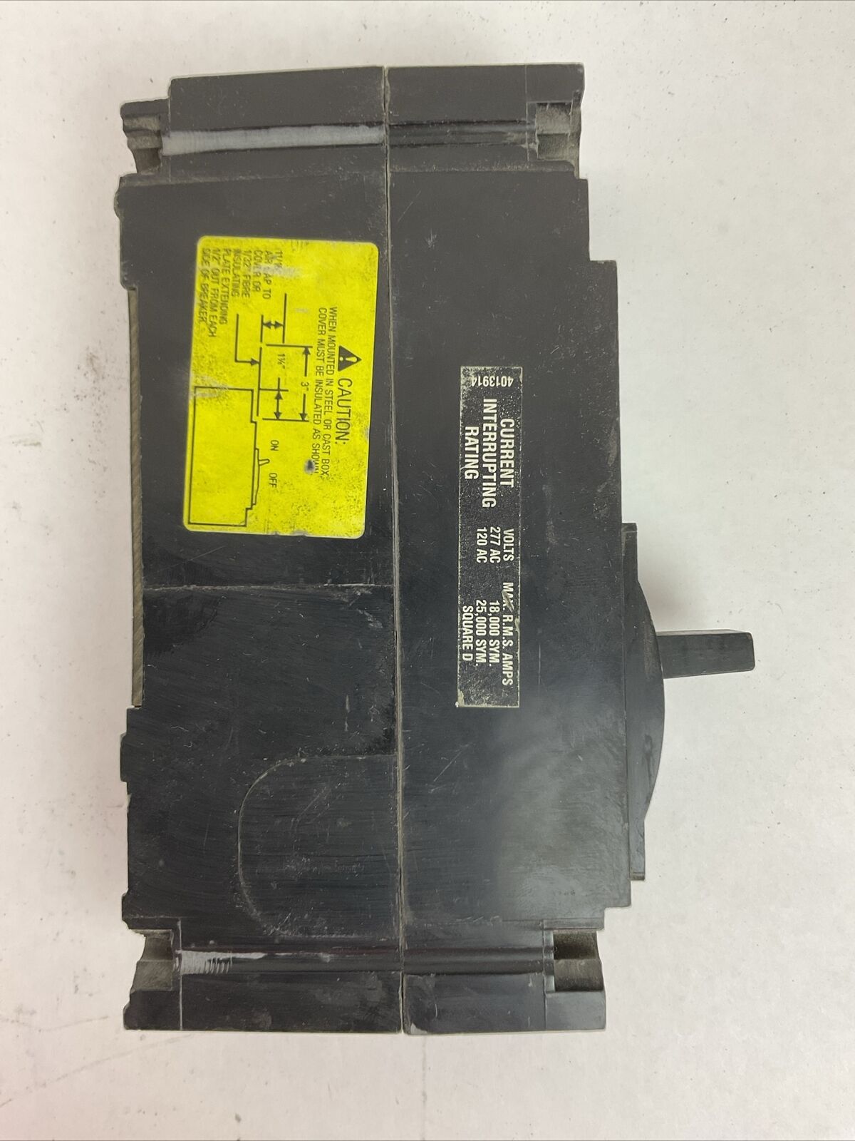 SQUARE D FAL14050 277VAC 125VDC 50AMP 1POLE CIRCUIT BREAKER