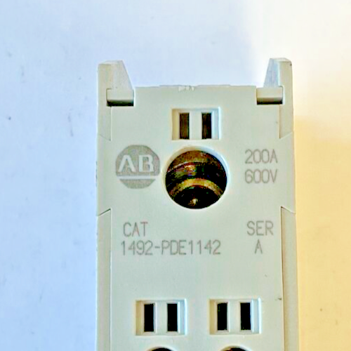 ALLEN BRADLEY 1492-PDE1142 POWER DITRIBUTION BLOCK SER.A 200A 600V