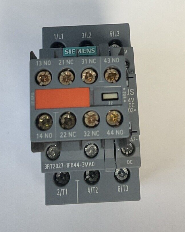 SIEMENS 3RT2027-1FB44-3MA0 CONTACTORS 24VDC 42A