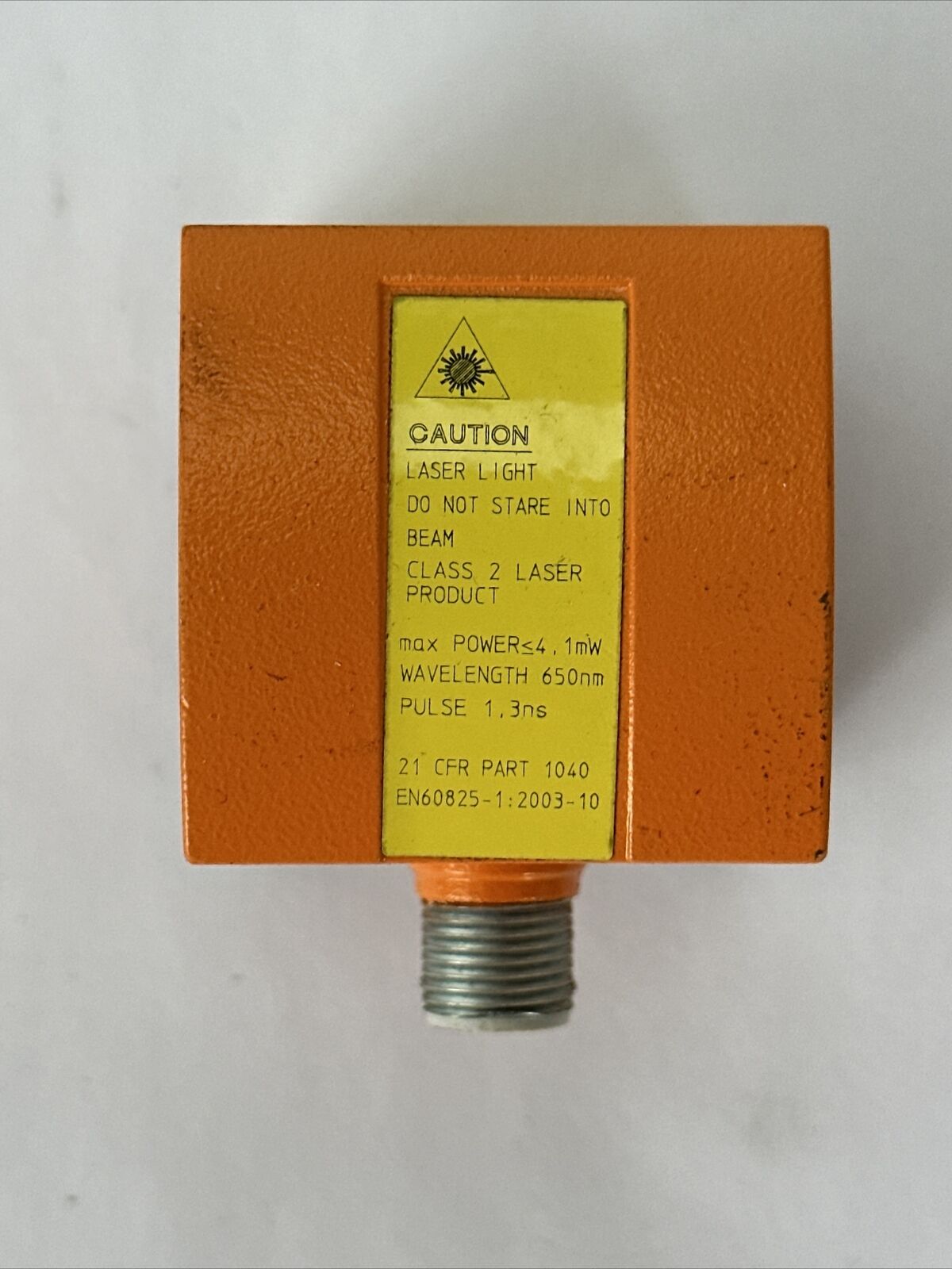 IFM 01D106 01DLF3KG PHOTOELECTRIC SENSOR SUPPLY CLASS 2 1...75m 18...60VDC 200mA