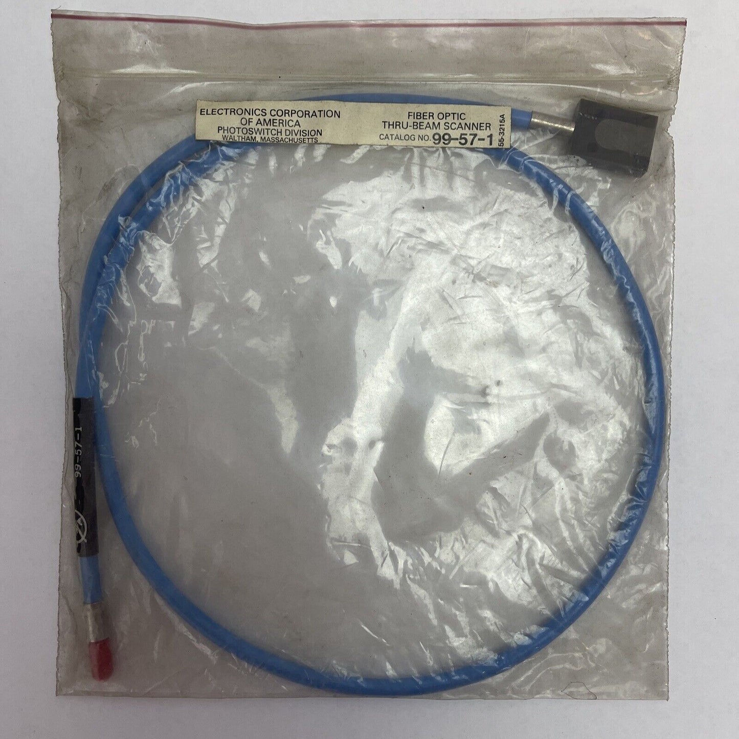 ELECTRONICS CORPORATION 99-57-1 PHOTOSWITCH FIBER OPTIC THRU-BEAM SCANNER