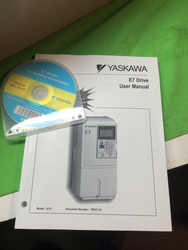 YASKAWA E7 DRIVE BYPASS 208V 3P 10A E7NVD010GXY
