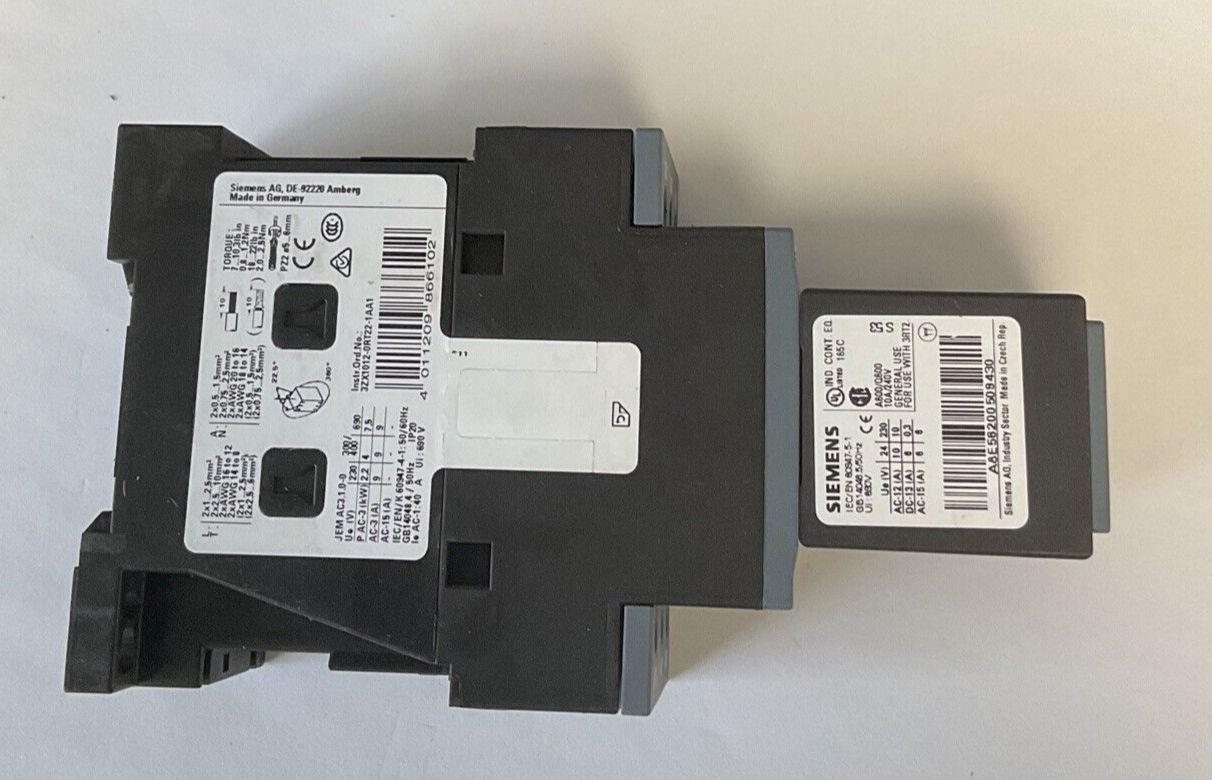 SIEMENS 3RT2023-1FB44-3MA0 CONTACTORS 24VDC 35A