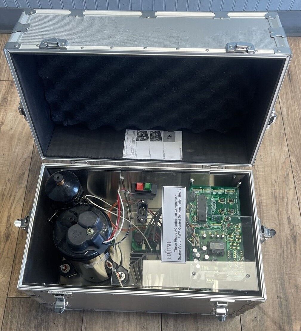 FUJITSU THREE PHASE AC INDUCTION COMPRESSOR SPACE VECTOR PWM CONTROL DEMONSTRATI