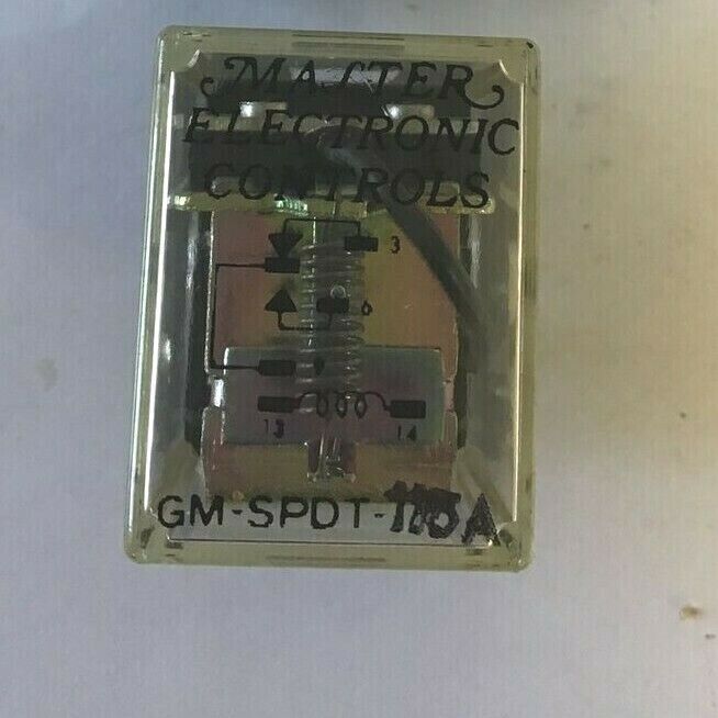 MASTER ELECTRONIC CONTROLS GM-SPDT-115A RELAY***LOTOF5***