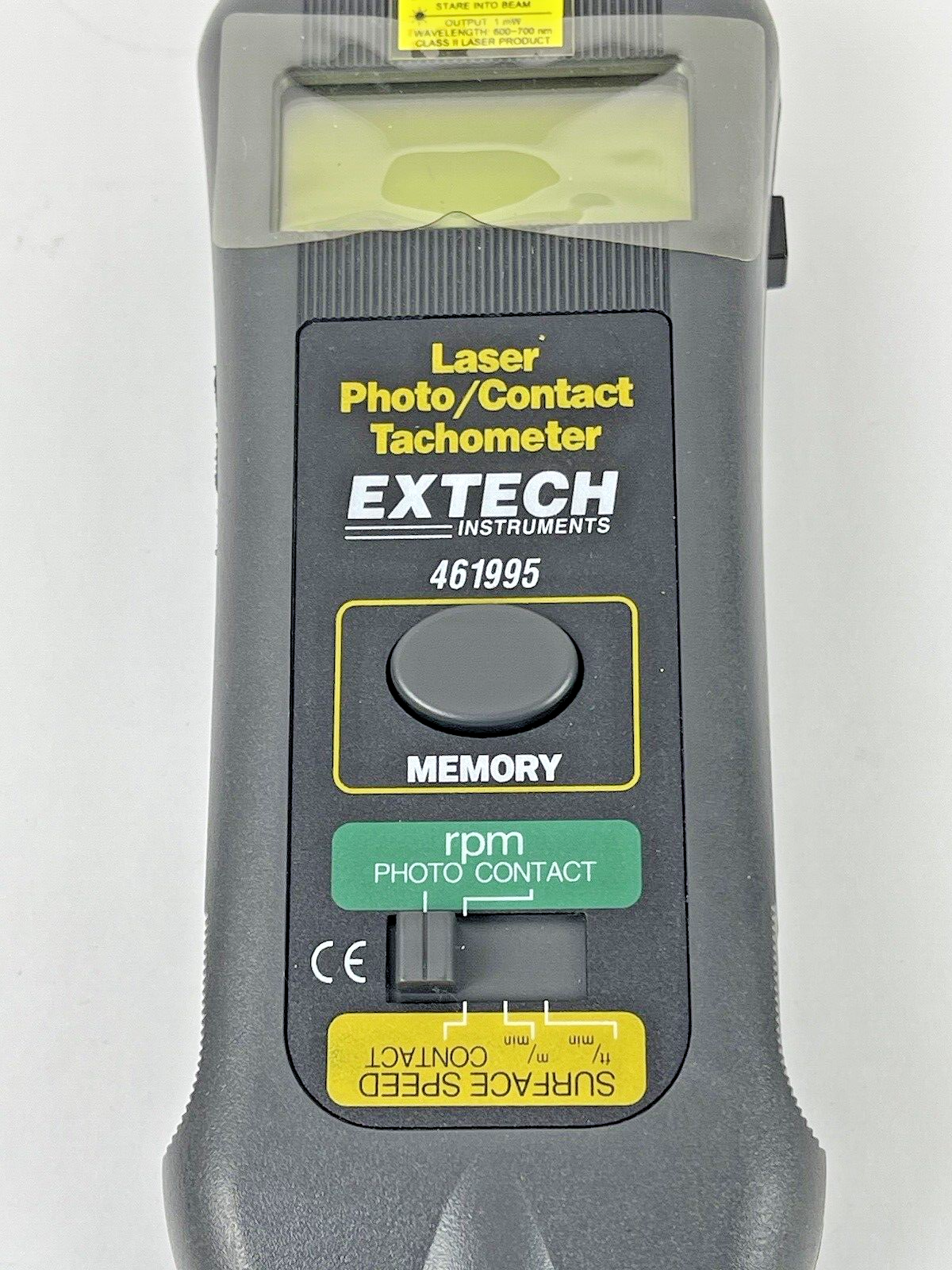 EXTECH - 461995 -LASER PHOTO/ CONTACT TACHOMETER - CONTACT/ NON-CONTACT RPM -LED