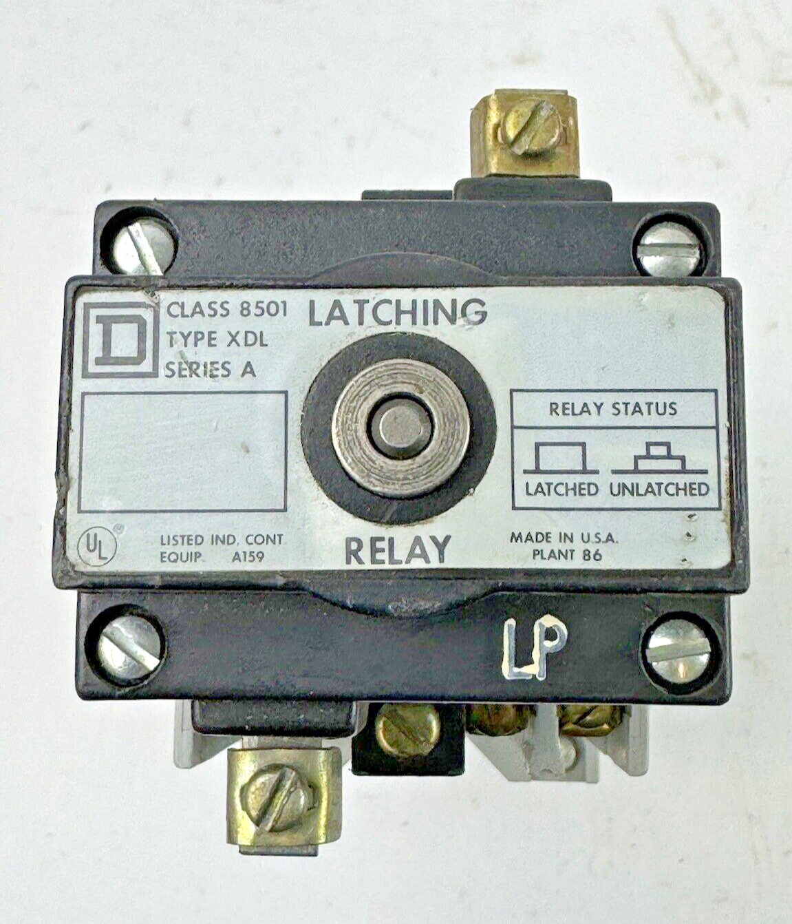 SQUARE D - CL: 8501 TP: XD0 40 FM: MP SER: A - CONTROL RELAY & 8501/XDL/SER. A