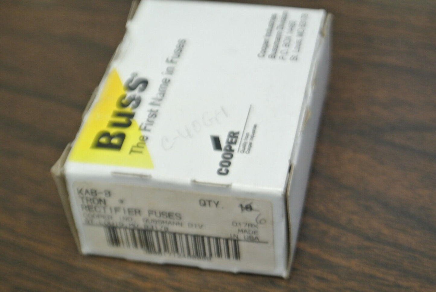 LOT of 6 / BUSSMANN / TRON KAB-8 RECTIFIER FUSES 8A / 250V / NEW SURPLUS