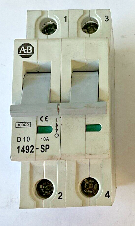 ALLEN BRADLEY 1492-SP2D020 & 1492-SP2D100 CIRCUIT BREAKER SER.C 415VAC